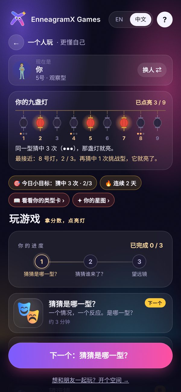 你的九盏灯